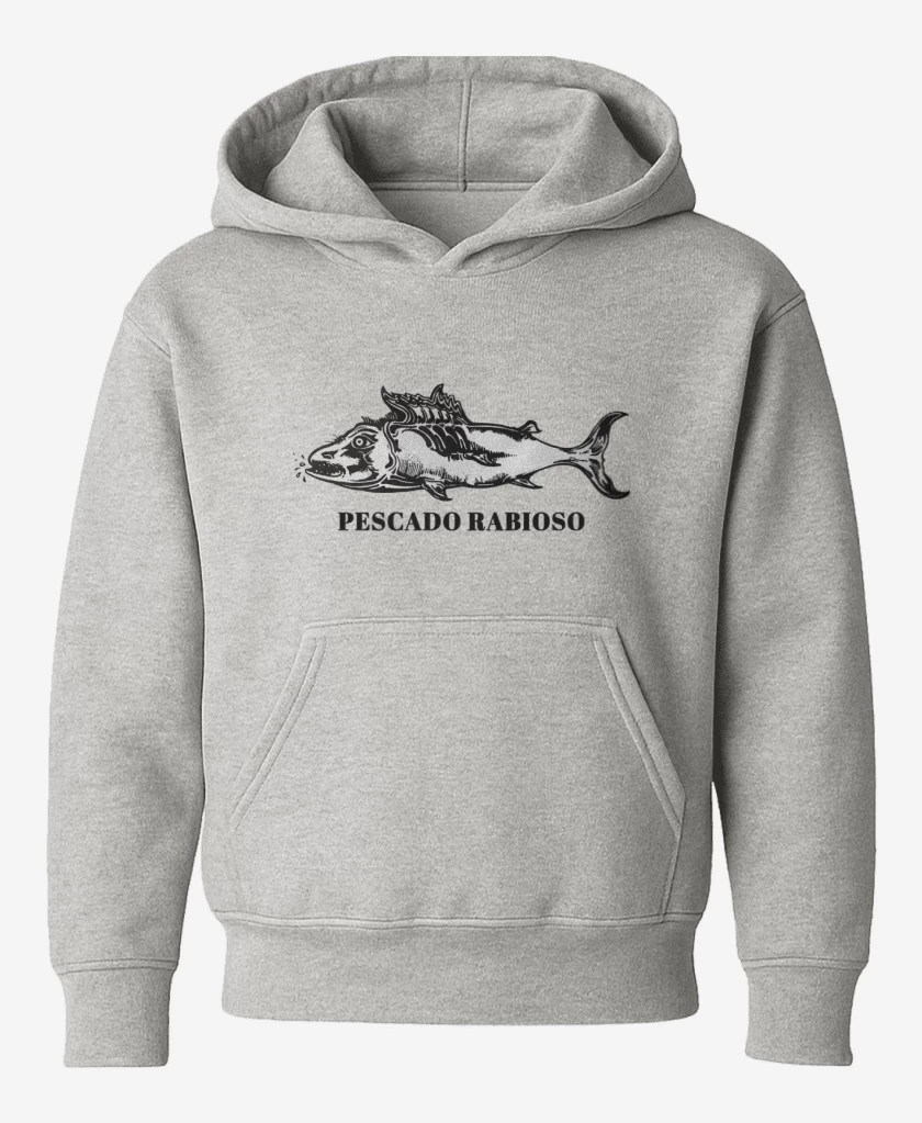 Poleron de niño Gris Melange de Pescado Rabioso