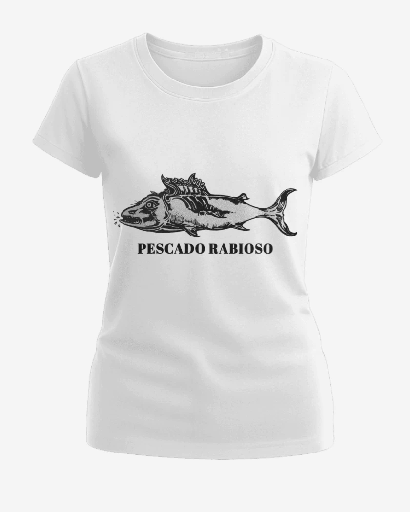 Polera de Mujer Blanco de Pescado Rabioso