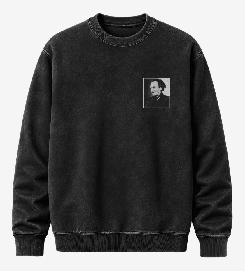 Poleron Polo Acid Wash Negro de PR Artaud Bol