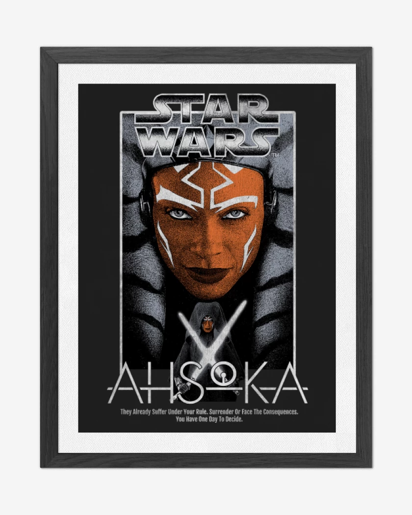 Cuadro decorativo Negro de SW Ahsoka