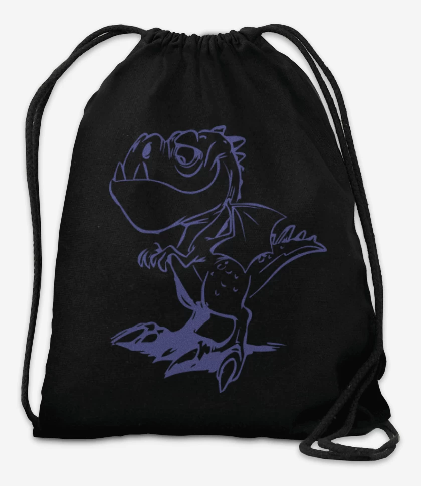 Mochila Negro de Dino