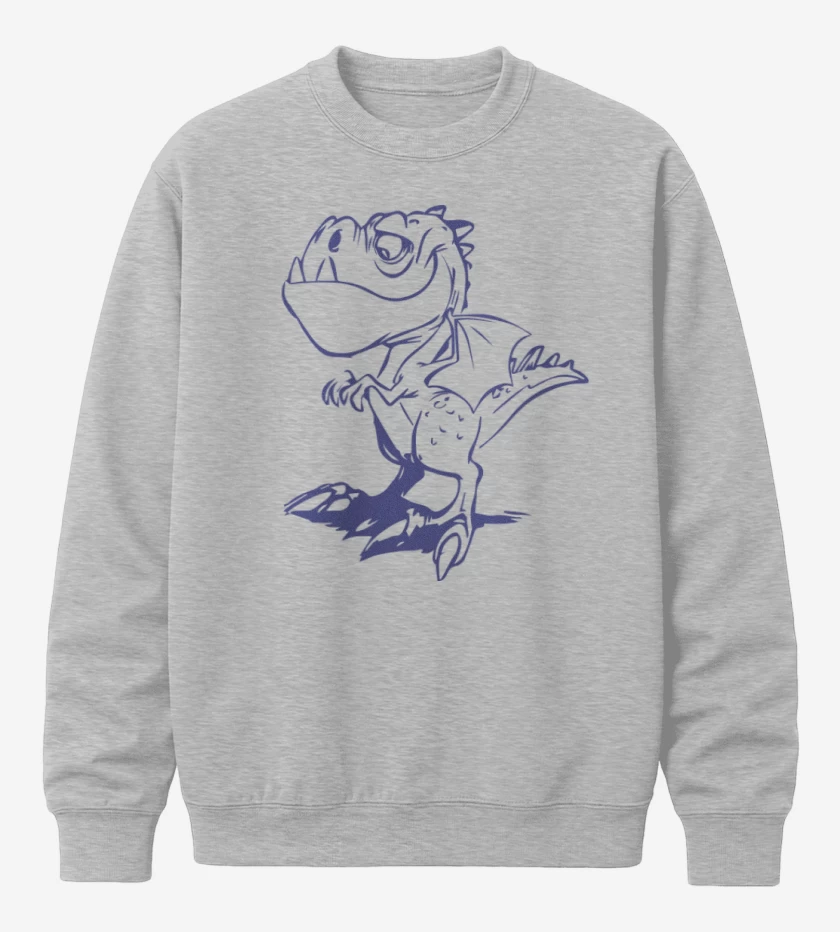 Poleron polo Gris Melange de Dino