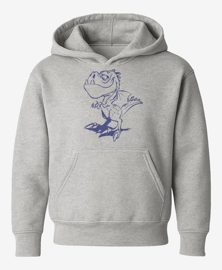 Poleron de niño Gris Melange de Dino