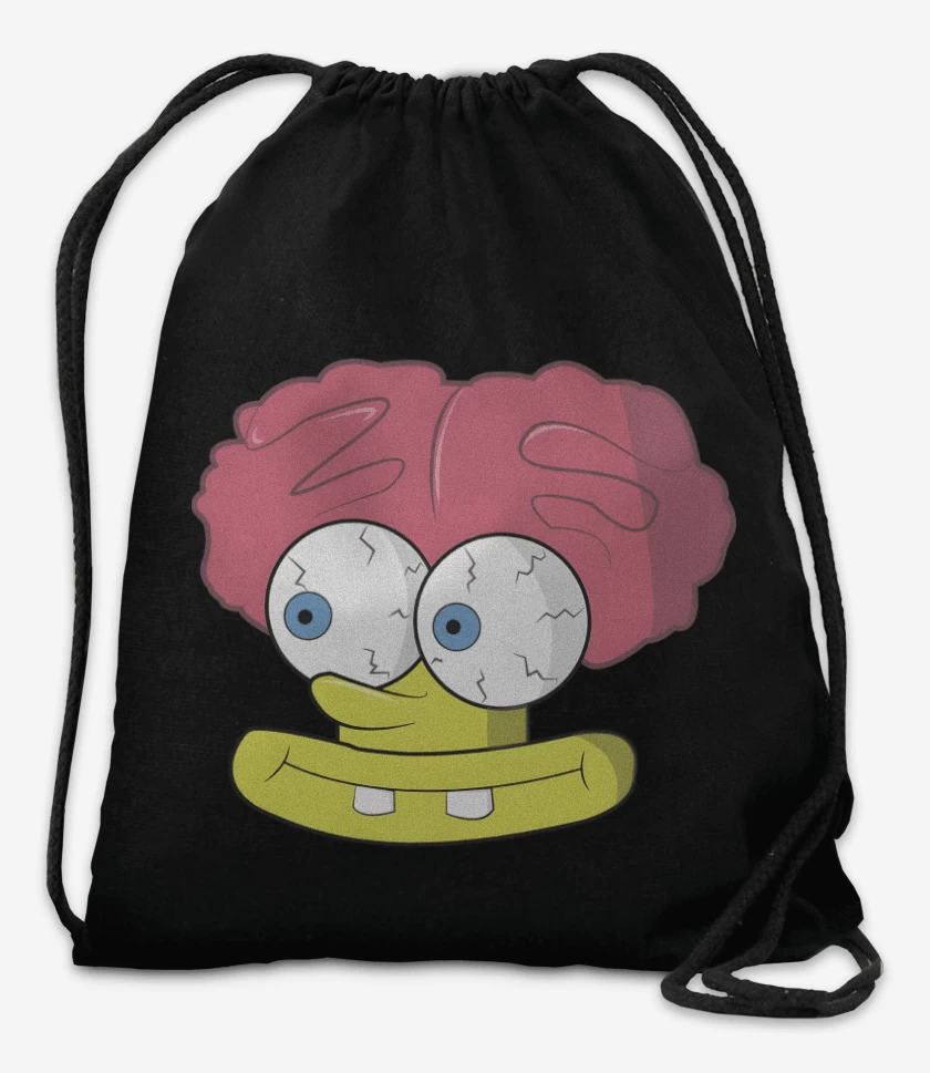 Mochila Negro de Bob Cerebro Esponja