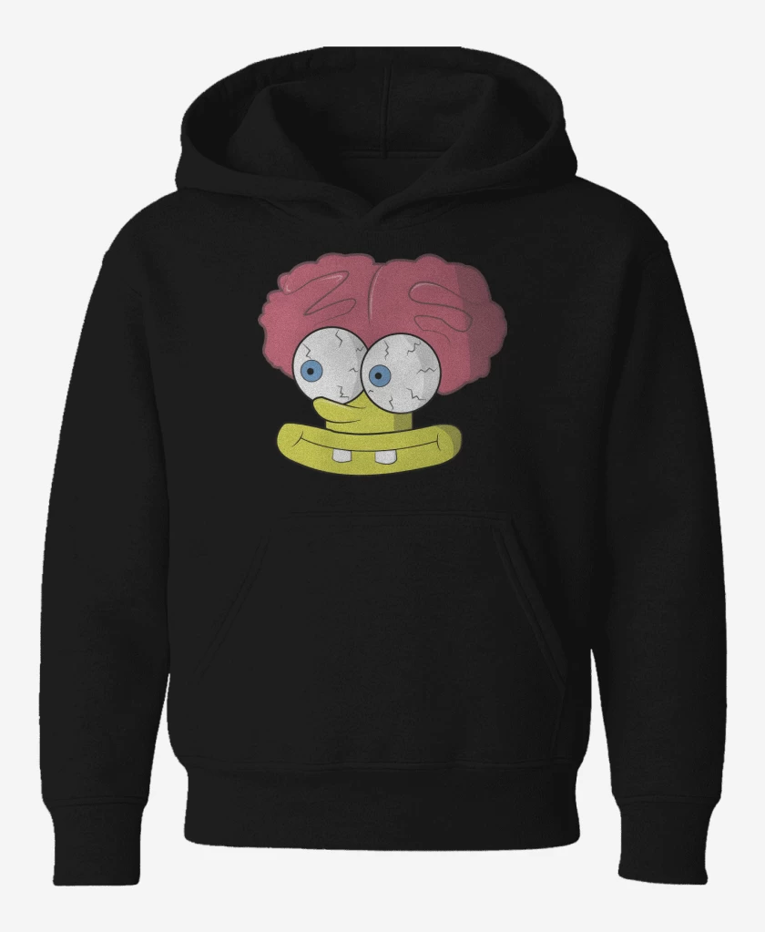 Poleron de niño Negro de Bob Cerebro Esponja