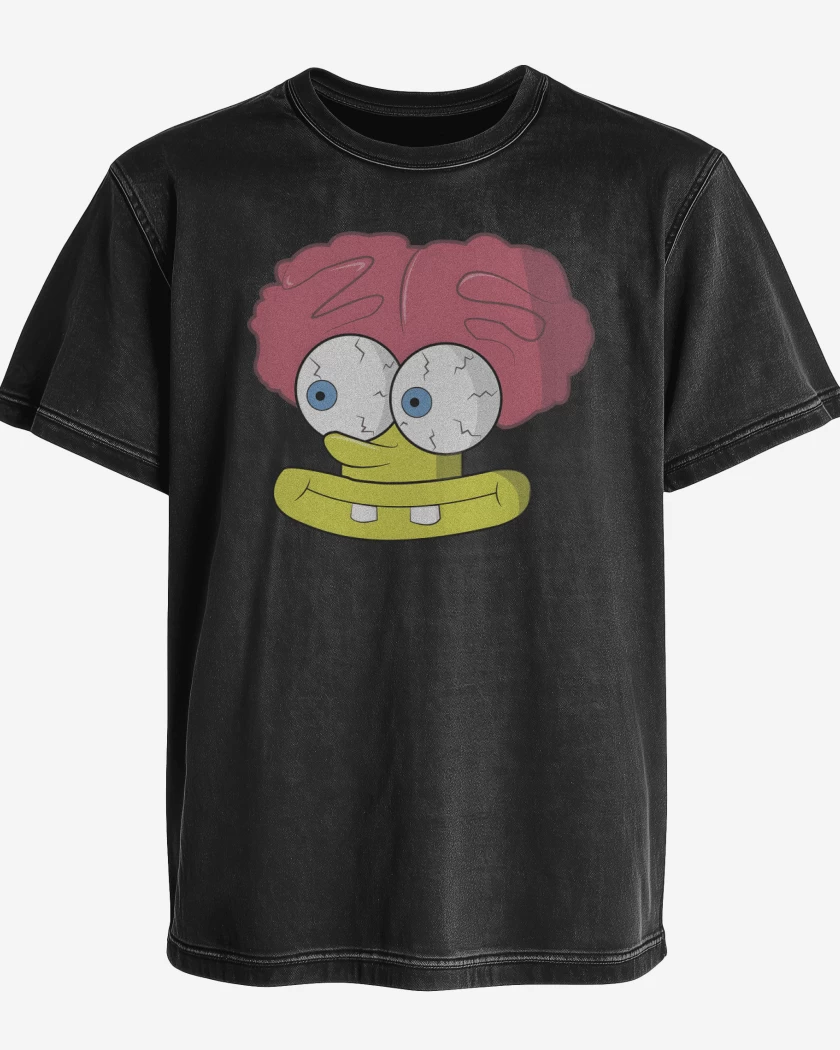 Polera desgastada Bob Cerebro Esponja
