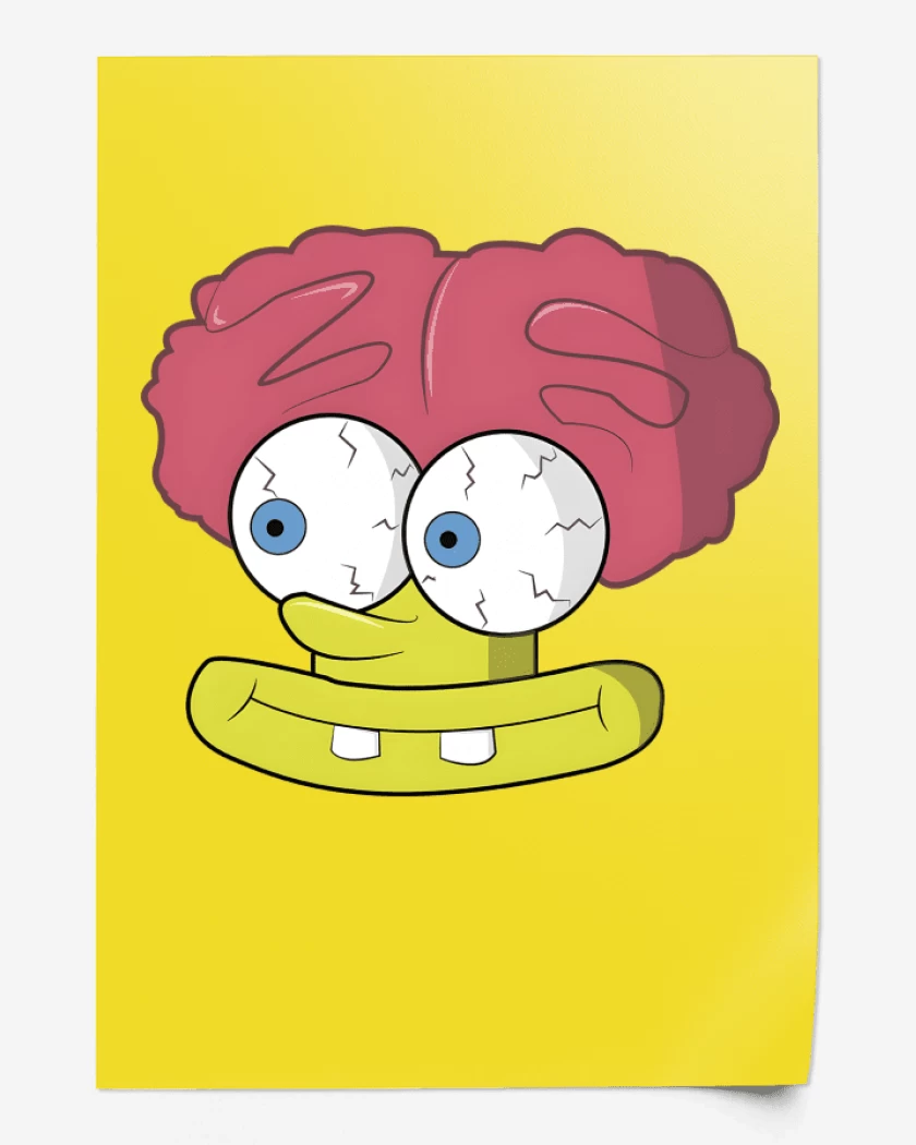 Print Bob Cerebro Esponja