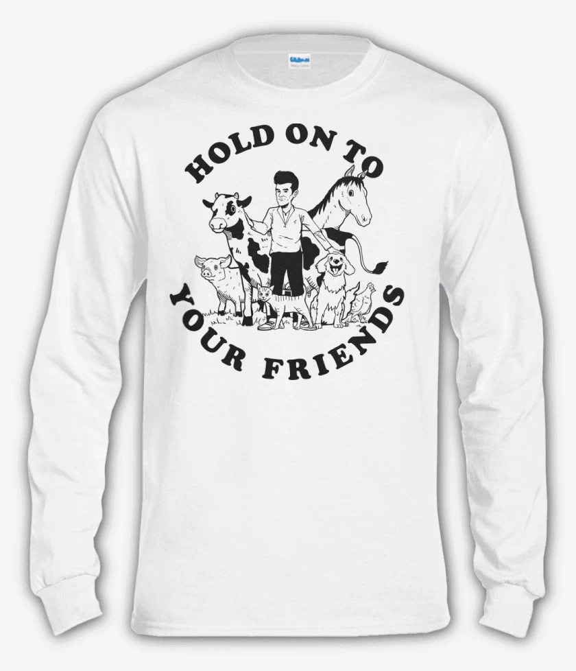 Polera manga larga Hold On To Your Friends