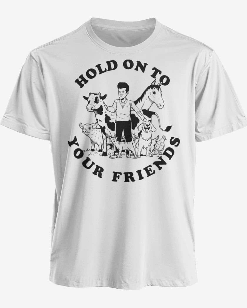 Polera premium Blanco de Hold On To Your Friends