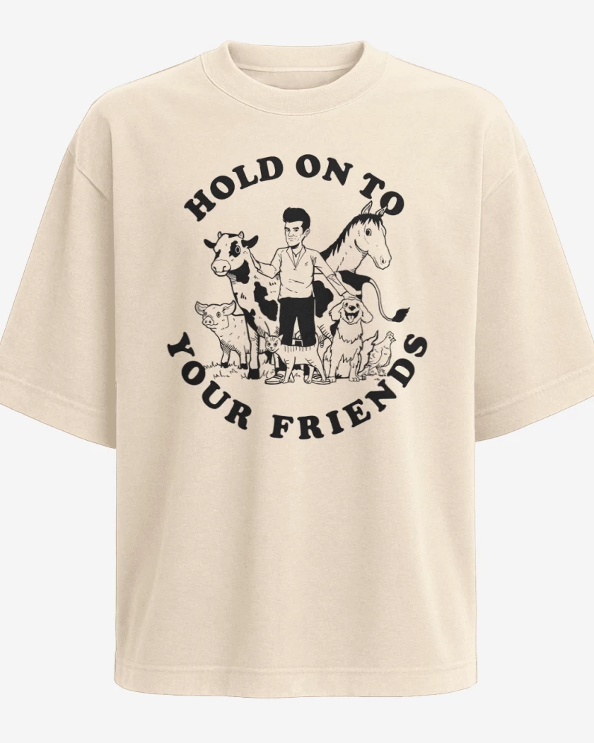 Polera Oversize Hold On To Your Friends