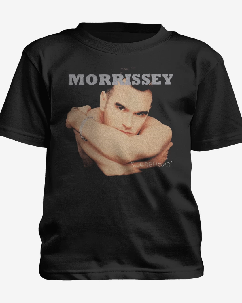 Polera de niño Negro de Morrissey Suedehead