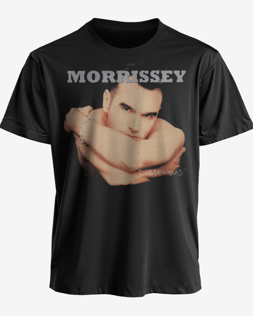 Polera premium Negro de Morrissey Suedehead