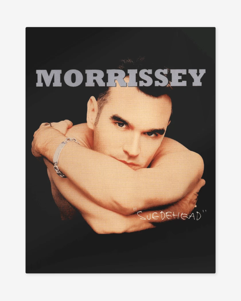 Print metalico Negro de Morrissey Suedehead