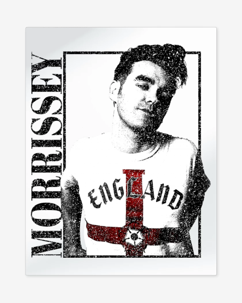 Print metalico Blanco de Morrissey England