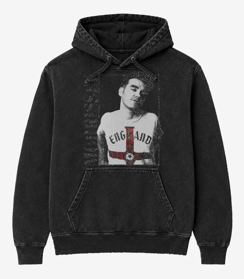 Poleron Canguro Acid Wash Negro de Morrissey England