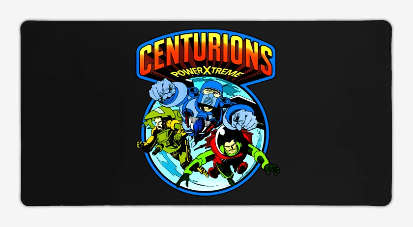 Mouse pad Gamer Negro de Los centuriones