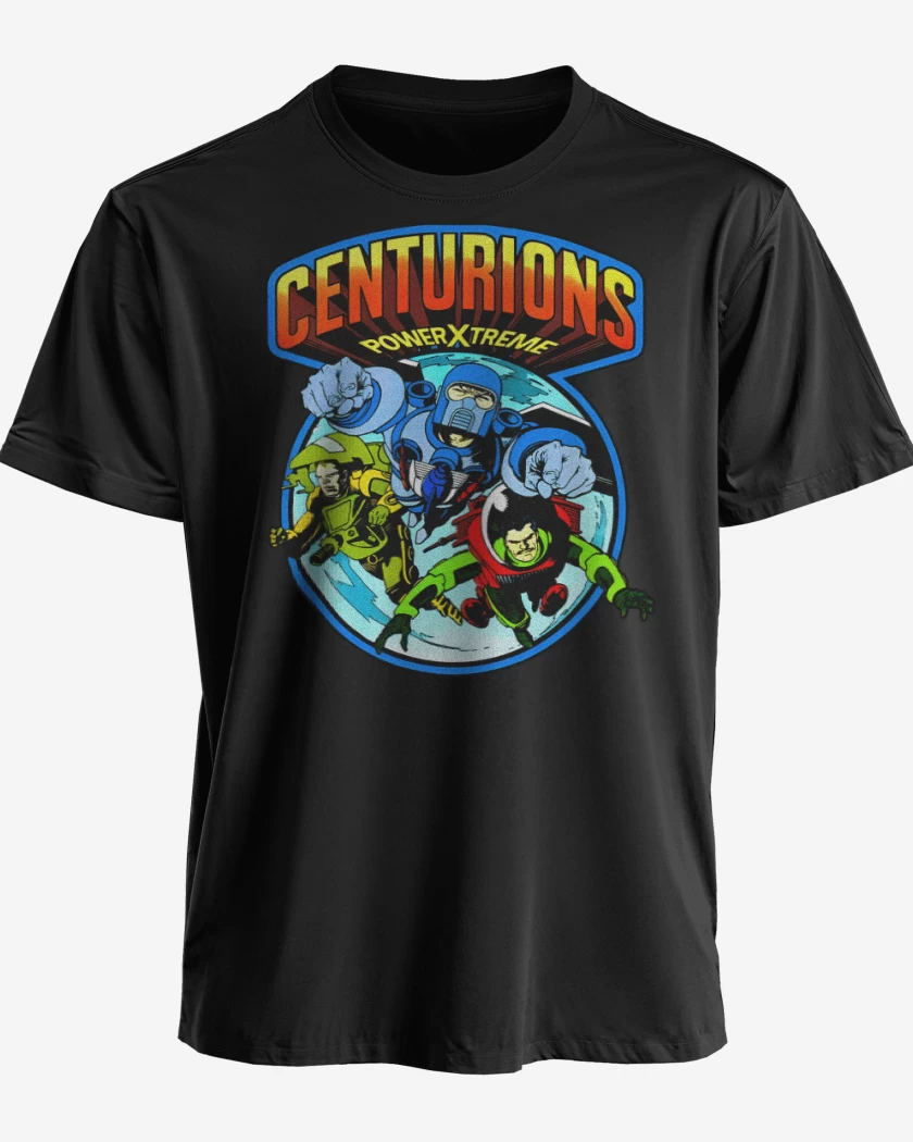 Polera premium Negro de Los centuriones
