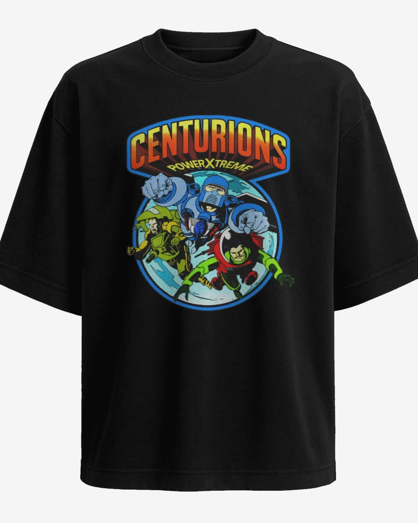 Polera Oversize Negro de Los centuriones