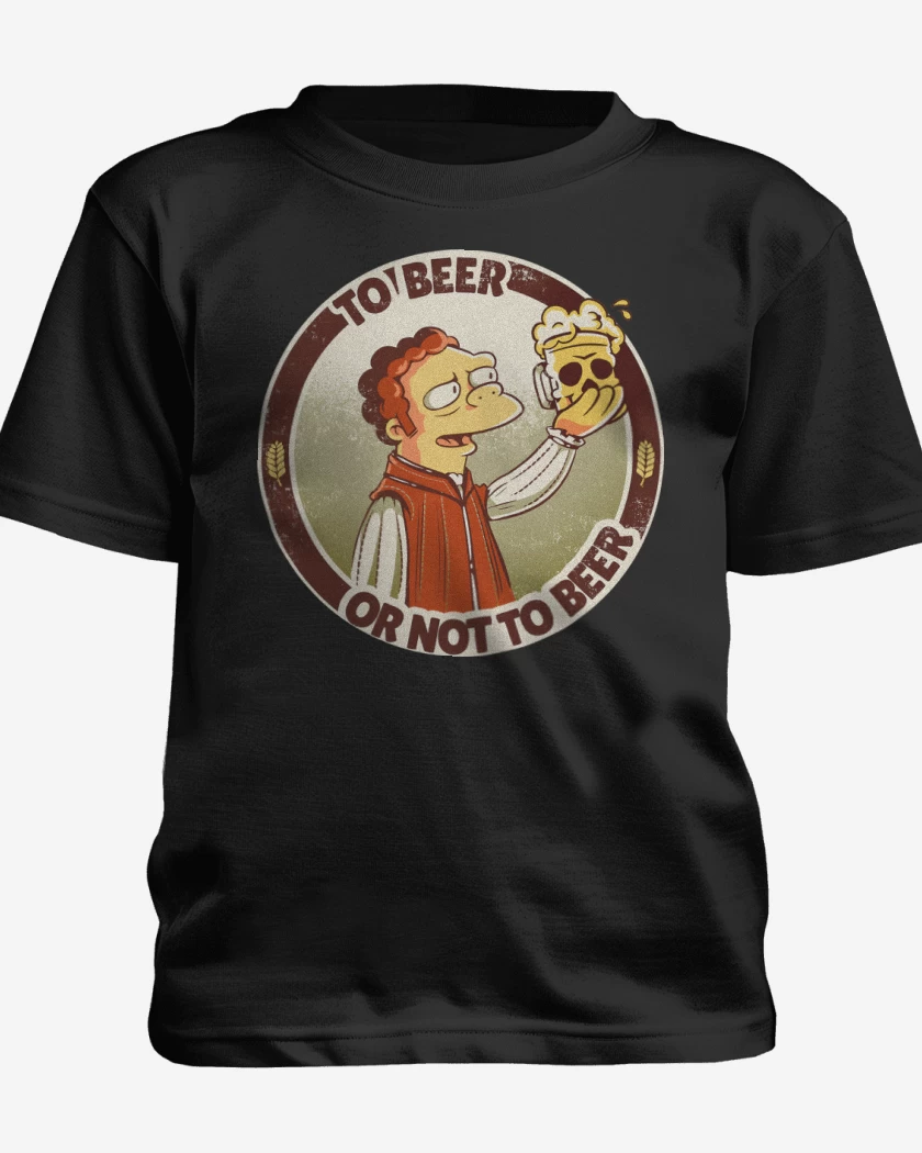 Polera de niño Negro de Ser(verza) o No Ser(veza)