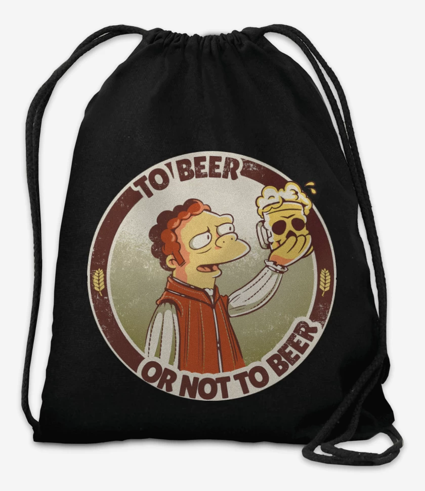 Mochila Negro de Ser(verza) o No Ser(veza)