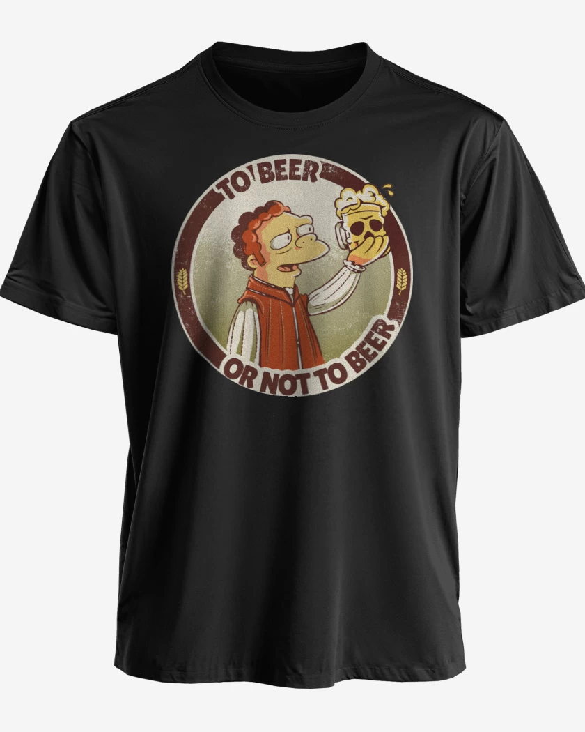 Polera premium Negro de Ser(verza) o No Ser(veza)