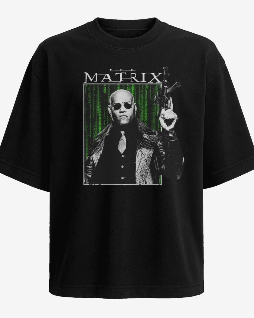 Polera Oversize The Matrix Morpheus