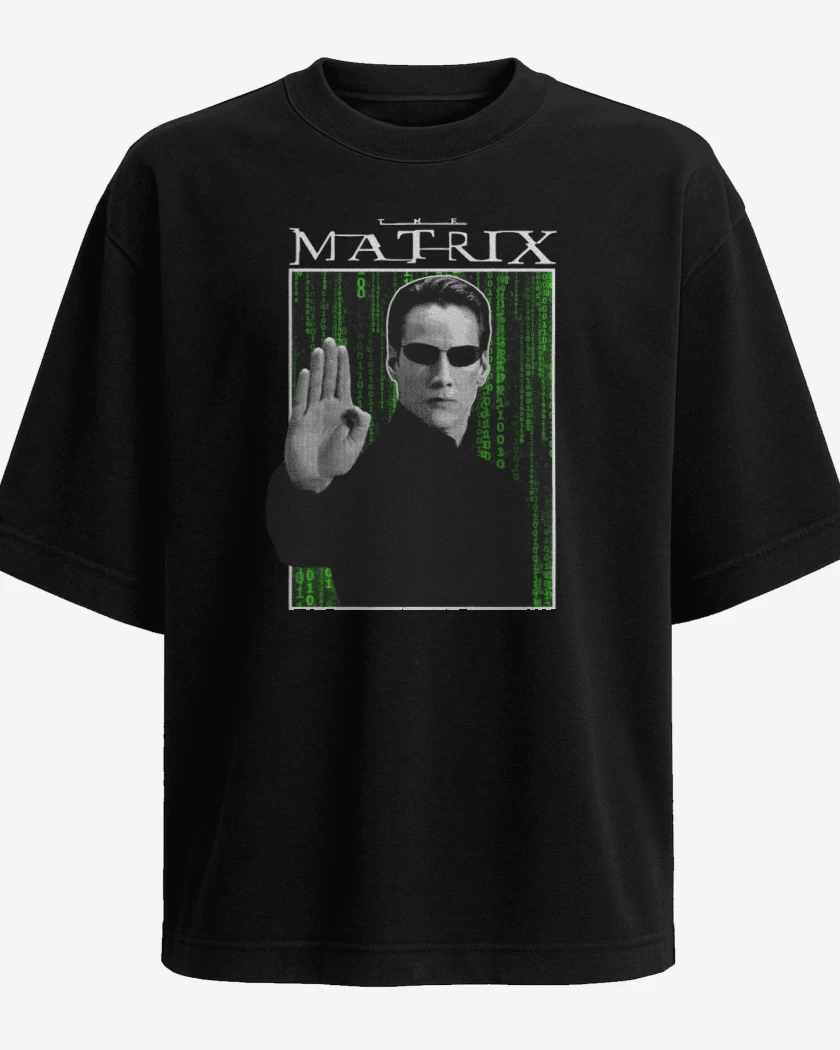 Polera Oversize The Matrix Neo
