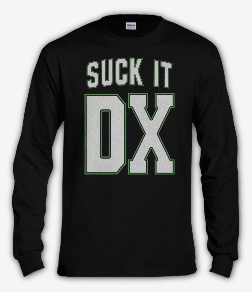 Polera manga larga Negro de DX Suck It