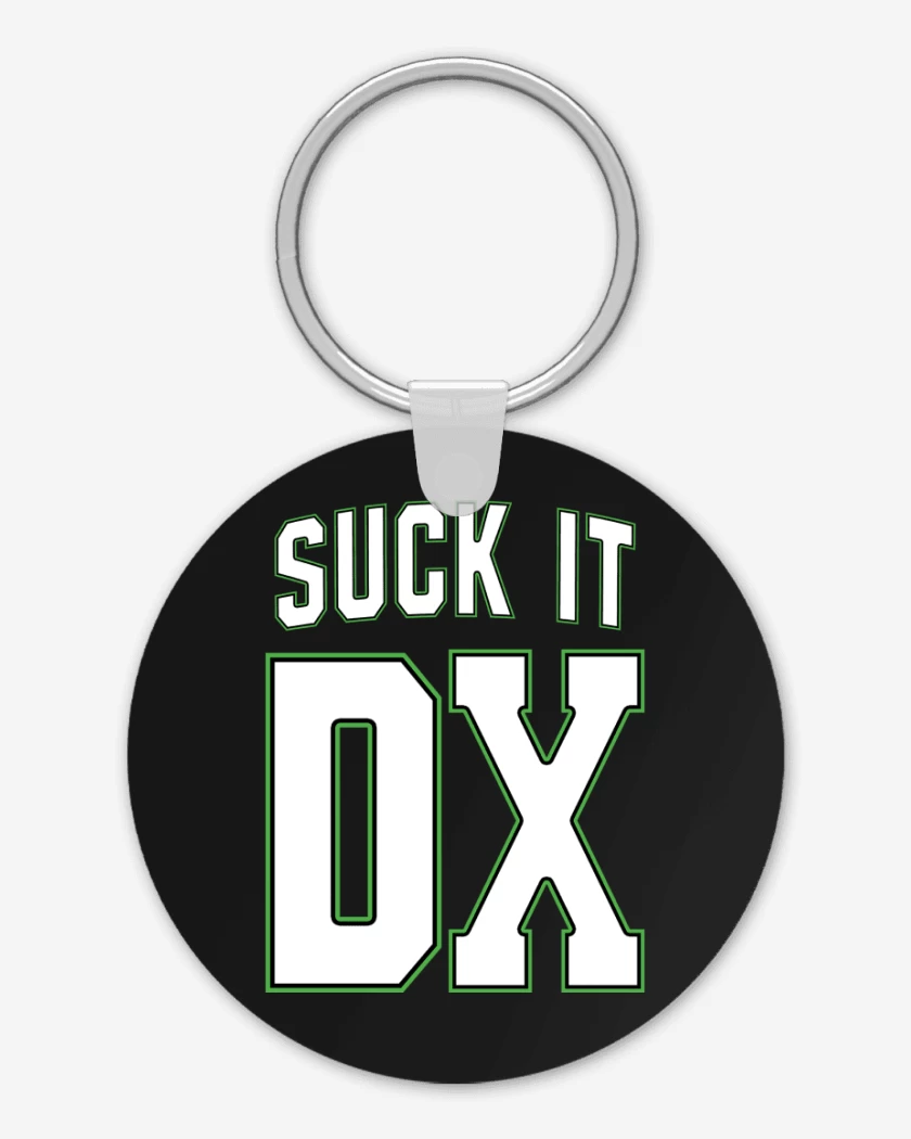 Llavero Negro de DX Suck It