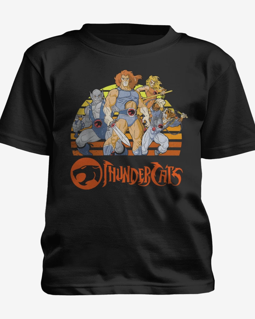Polera de niño Negro de Thundercats personajes