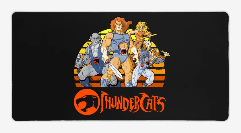 Mouse pad Gamer Negro de Thundercats personajes