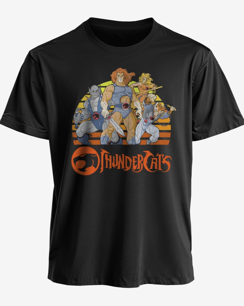 Polera Negro de Thundercats personajes
