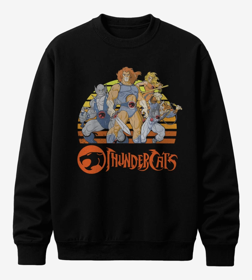 Poleron polo Negro de Thundercats personajes