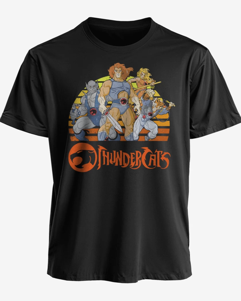 Polera premium Negro de Thundercats personajes