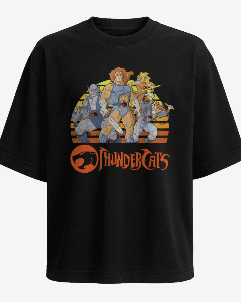 Polera Oversize Thundercats personajes