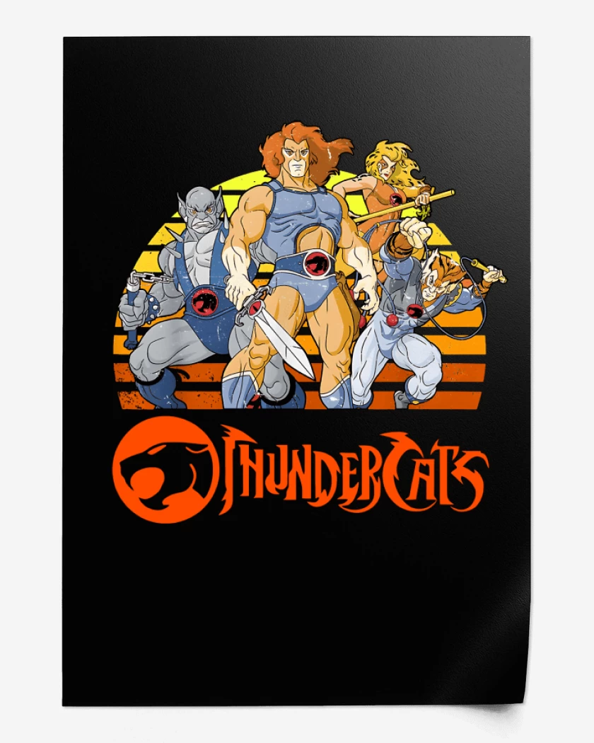 Print Negro de Thundercats personajes