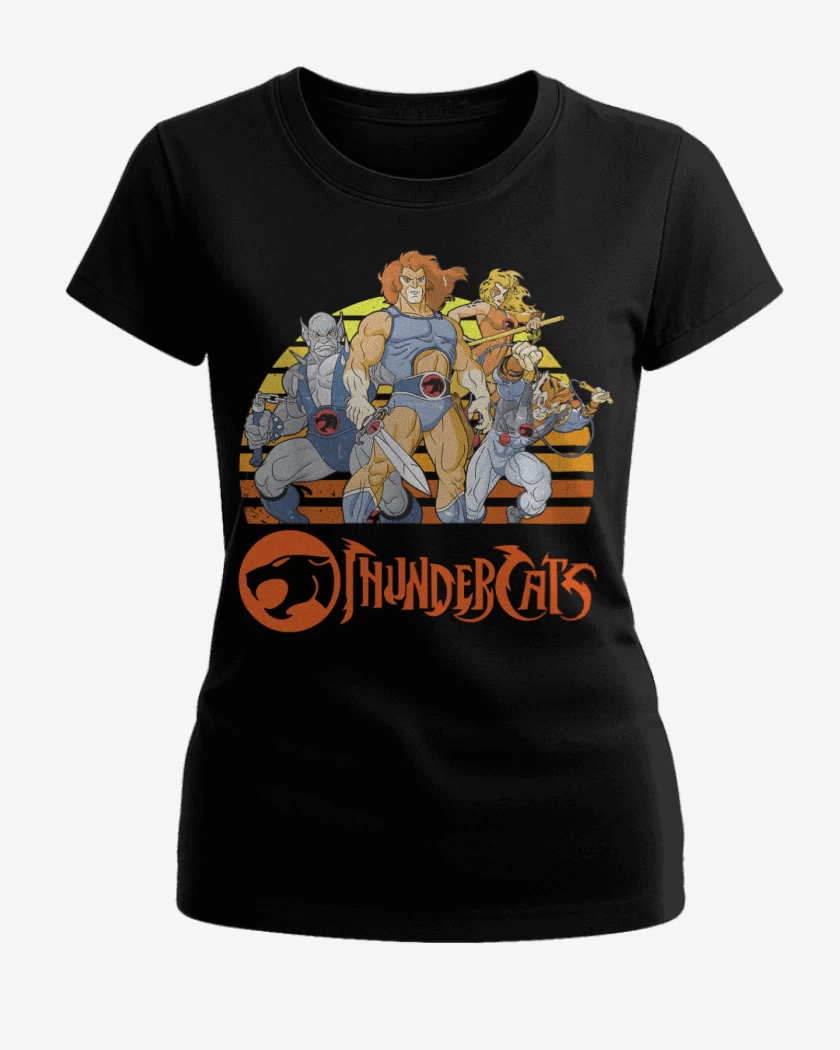 Polera de Mujer Negro de Thundercats personajes