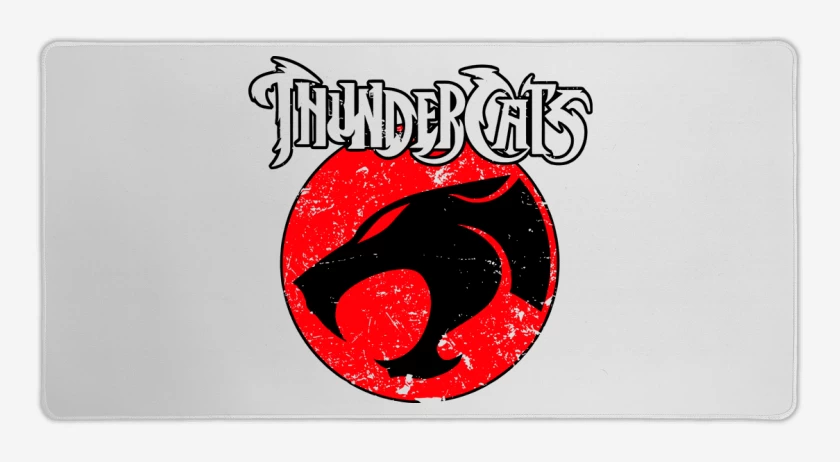 Mouse pad Gamer Blanco de Thundercats loguito
