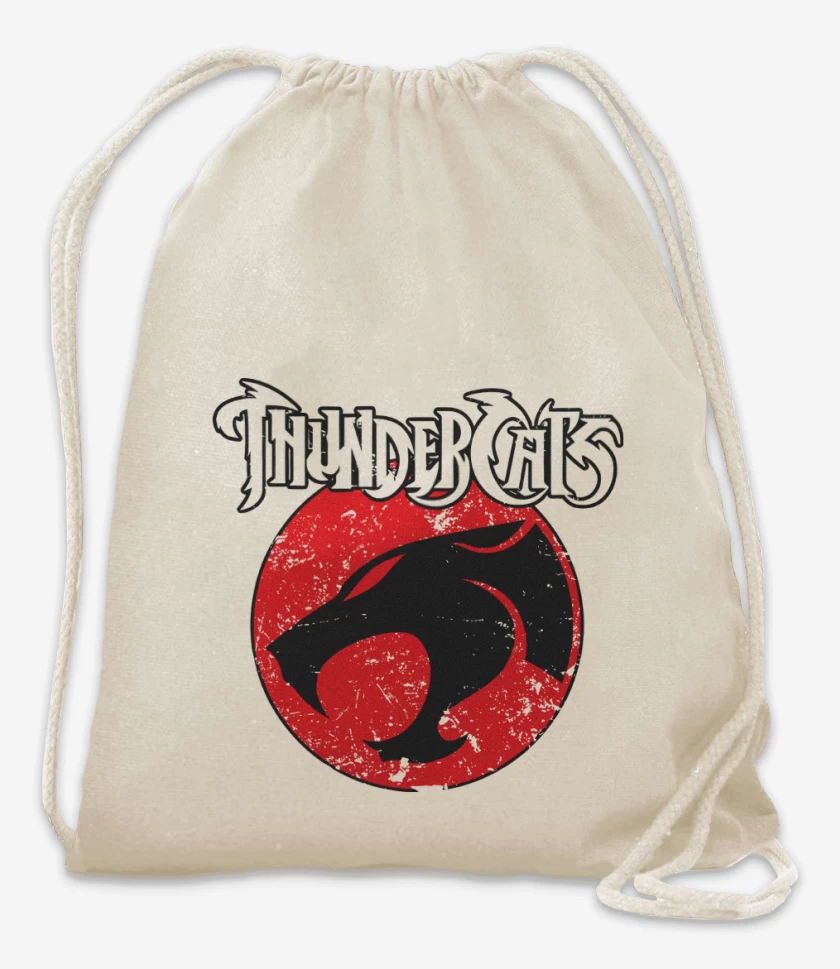 Mochila Blanco de Thundercats loguito