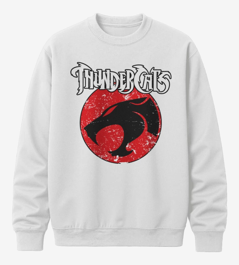 Poleron polo Blanco de Thundercats loguito
