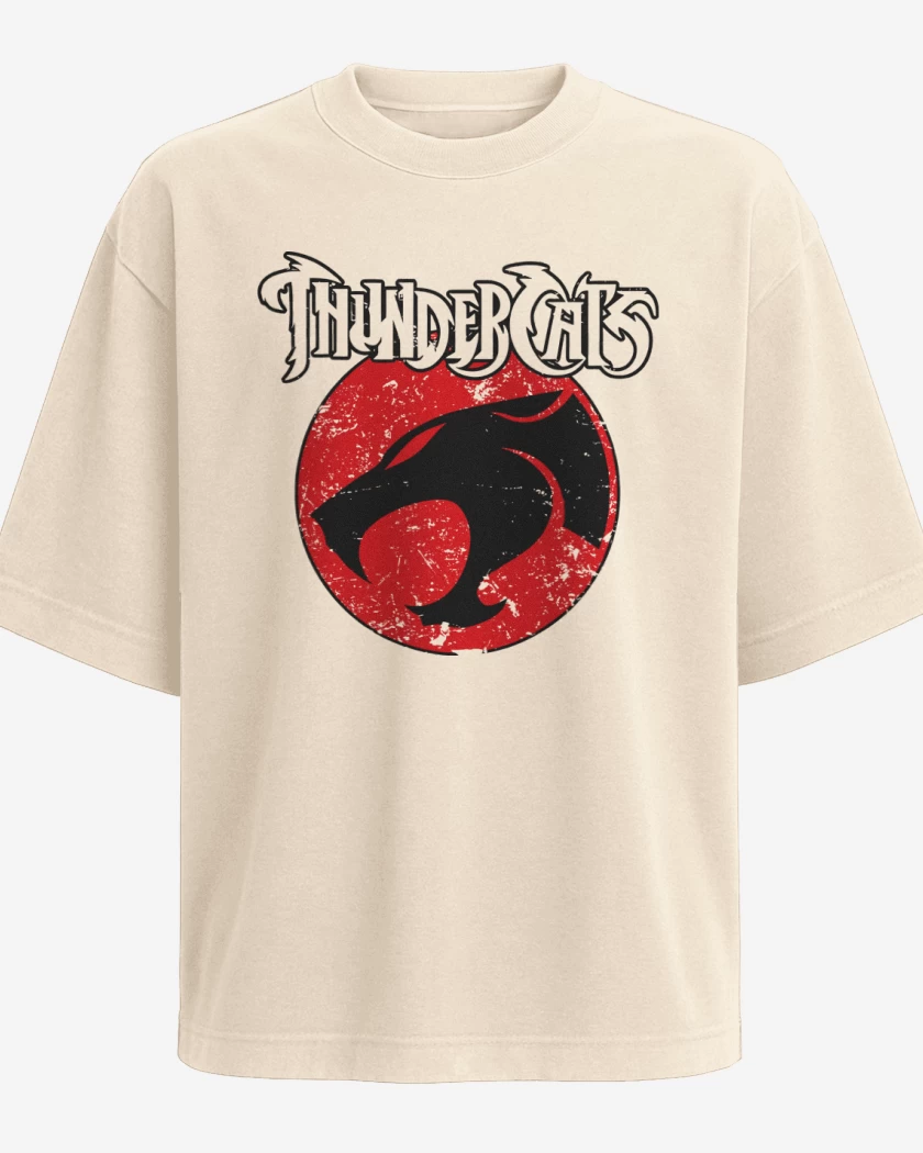 Polera Oversize Thundercats loguito