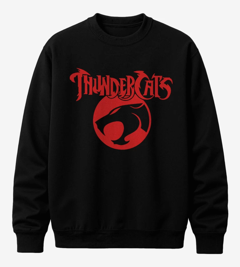 Poleron polo Negro de Thundercats loguito dos