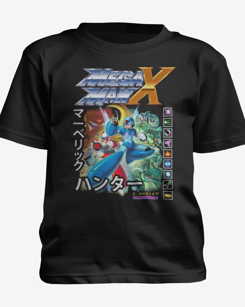 Polera de niño Megaman X Personajes