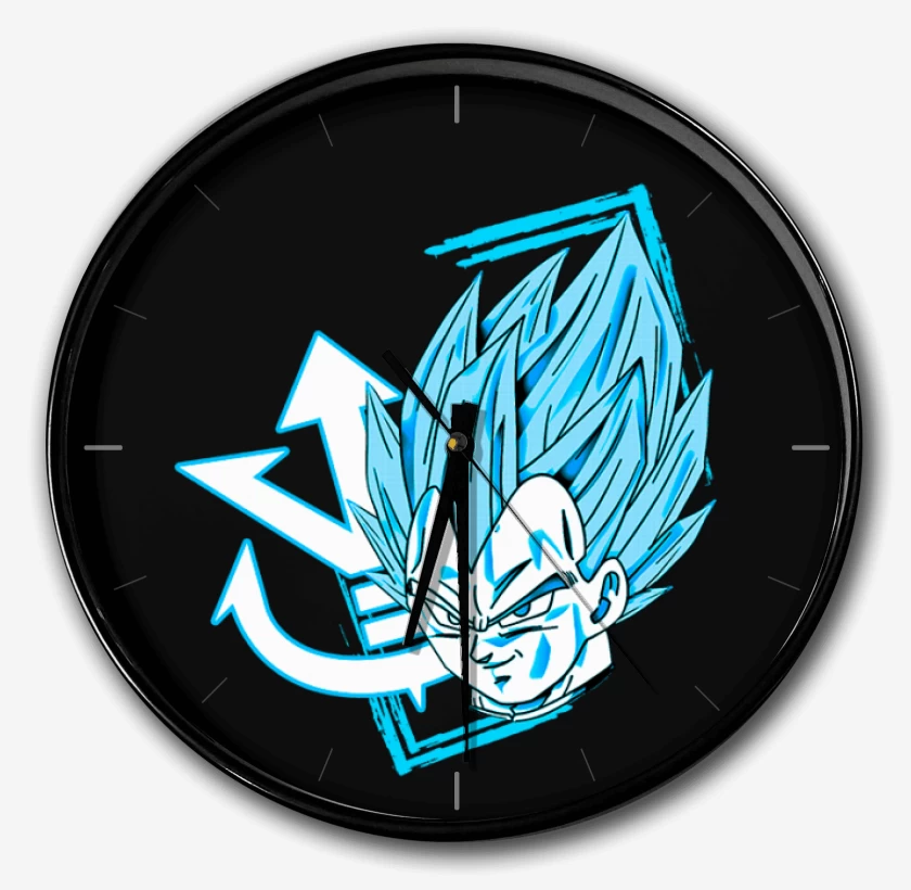 Reloj Negro de Vegeta Azul