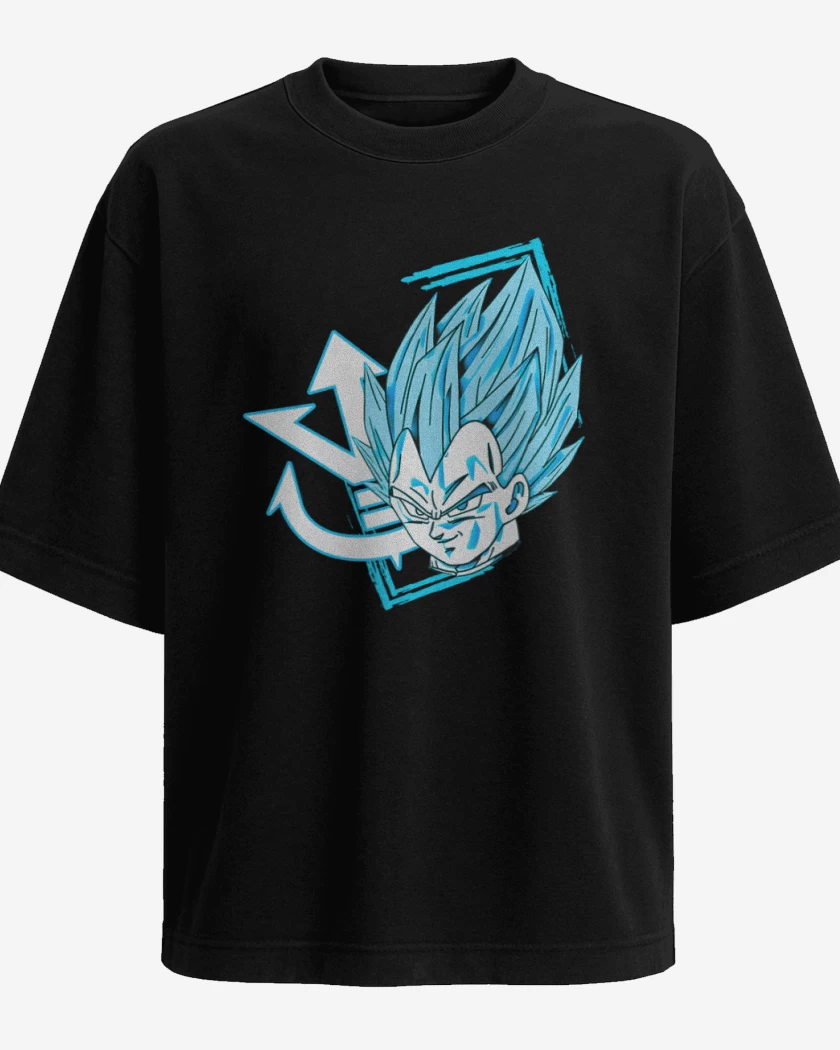 Polera Oversize Vegeta Azul