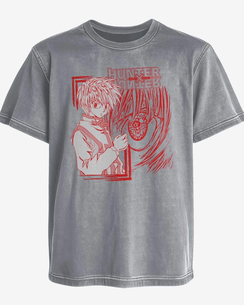 Polera desgastada Gris Melange de El de las cadenas