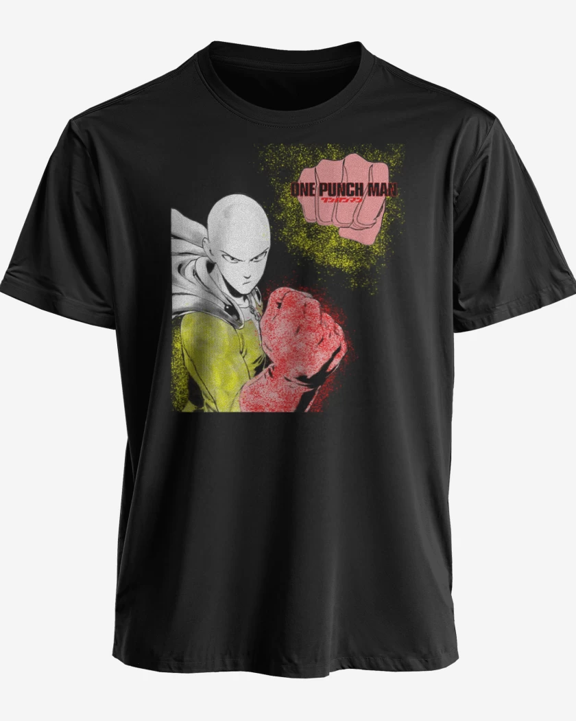 Polera premium Negro de Puñetazo man