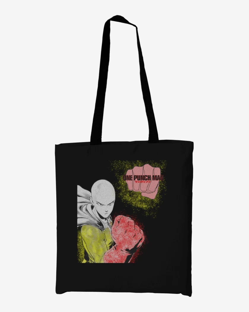 Totebag Negro de Puñetazo man