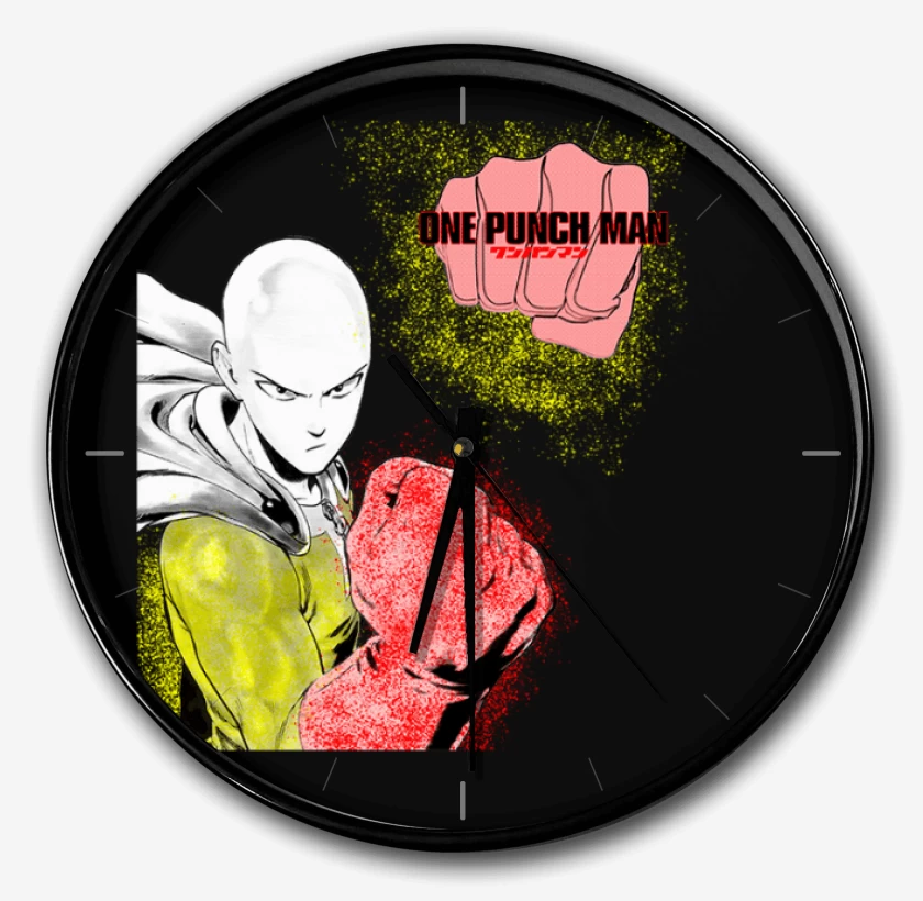 Reloj Negro de Puñetazo man