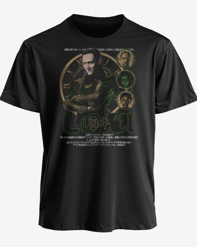 Polera premium Negro de JP LOKI